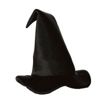 Beistle Party Decoration Satin - Soft Black Witch Hat - 12 Pack (1 Per Card)