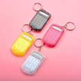 thumbnail image 5 of FurNest 1/7pcs Mini Pocket Calculators Keychain, Cute Small Colorful Keychain Calculators, Design, Cover Basic Flip Functional, 5 of 9