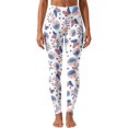 thumbnail image 6 of SEANATIVE USA Flag Leggings for Women Patriotic Firework Butterfly, 3XL, 6 of 6