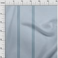 thumbnail image 2 of oneOone Cotton Cambric Light Grayish Blue Fabric Wide Stripe Quilting Supplies Print Sewing Fabric By The Yard 56 Inch Wide, 2 of 4