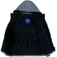 thumbnail image 3 of Men's Heavy Padded Full Fleece Insulated Jacket Negative Degree Canadian Winter Weather Coat with Removable Hood, 3 of 5