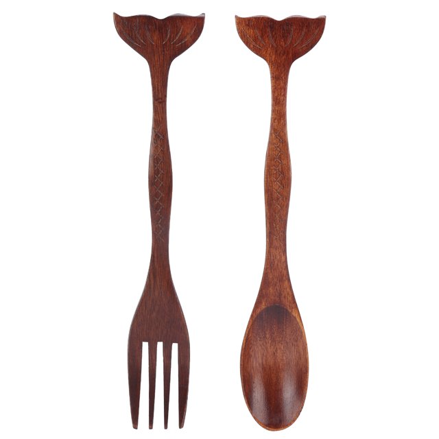 Wooden Spoons, Light Long Handle Mixing Wooden Spoons Heat Resistant Easily Grasp For Gifts For Home For Cook ANGGREK AH1214
