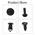 thumbnail image 5 of munirater Set of 100 ATV Retainer Clips 8mm Push Pin Splash Guard Body Panel Fit for Honda, 5 of 5