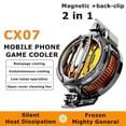 thumbnail image 2 of MEMO CX07 Mobile Phone Semiconductor Cooling Fan Magnetic/Back-Clip Radiator for Android PUBG Game Cooler, 2 of 5