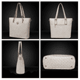 thumbnail image 3 of Set Xtellar 6 Bolsas Mujer Estampado Cartera Moda  Color Blanco, 3 of 3
