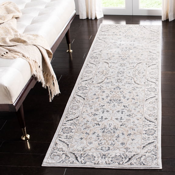 Safavieh Isabella Kuzman Oriental Runner Rug, Light Gray/Cream, 2'2" x 5'