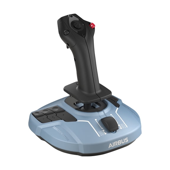 Thrustmaster TCA Sidestick Airbus Edition, Magnetic Sensor Flight Joystick, 17 Buttons - PC