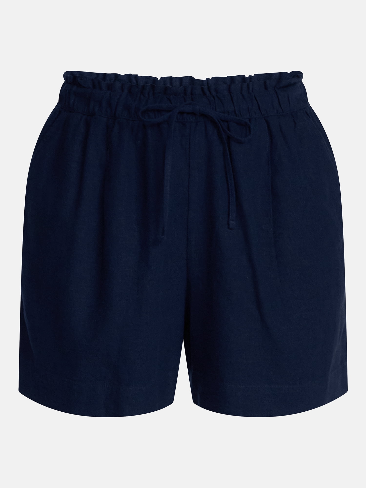 Time and Tru Women's Linen Blend Shorts, Sizes XS-XXXL