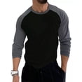 thumbnail image 1 of Playeras De Hombres Cuello Redondo Manga Larga Sudaderas Gym, 1 of 7