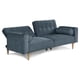 thumbnail image 5 of Sofá Cama Makora Merlak Olivo Velvet 3 Posiciones con Soft Foam Reclinable, 5 of 10