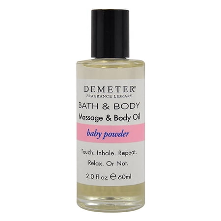 Demeter Baby Powder Massage & Body Oil For Unisex 2 oz