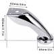 thumbnail image 2 of Patas Para Sofá Mueble Cama Curvas Cromo C/tornillos 4 Pzas PLATA, 2 of 4