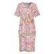 thumbnail image 4 of Vestido rosa holgado con bolsillos para mujer primavera y verano, 4 of 7