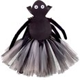 thumbnail image 7 of SonxaHe Toddler Girl's Dress Role Play Spider Sleeveless Tutu Dresses Children Holiday Party Mesh Dresses,3-Piece Black,Size 3-4 Y, 7 of 7