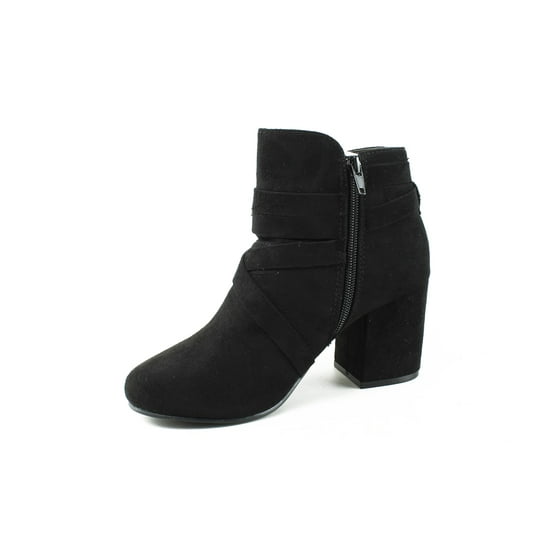 Jellypop - Jellypop Womens BlackSuedeLike Ankle Boots Size 6 New ...