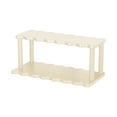 thumbnail image 2 of CoudarTitie Desktop Rack Cup Storage Rack Stylish Save Space Practical 2 Tier Multiuse Table White, 2 of 9