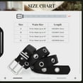 thumbnail image 6 of Women Punk Rock Belt for Jeans Dresses Grommet Waist Belt with Chain Hip-hop Style, 6 of 6