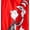 Cat In The Hat Fire Red, variant on Precious Moments Baby Girls Sweatshirt and Flare Leggings with Bow Headband Set, Sizes 0/3M-24M