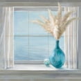 thumbnail image 2 of Nai, Danhui 12x12 Black Ornate Wood Framed with Double Matting Museum Art Print Titled - Seaside Cottage View, 2 of 4