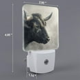 thumbnail image 2 of Sikiie Mystical Bull in Fog Led Night Light, Warm White,Cool White Lights for Bathroom,Hallway,Bedroom, Kids Room-EU, 2 of 7
