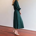 thumbnail image 5 of Womens Dresses Ladies Tie Rope Belt Ruffle Trim Sleeves Multi Wear Fashion Elegant Dresses For Women 2023, 5 of 8