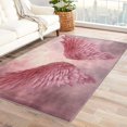 thumbnail image 1 of Wing Area Rugs for Bedroom Living Room - 4x5 ft - Feather Carpet for Home Decor - Wing Patterned Decorative Indoor Large Rug - Washable & Soft & Non Slip & Low Pile (ZF&7533), 1 of 7