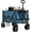 blue, variant on Heavy Duty Folding Utility Wagon Cart, 350LB Capacity & 10 Cu Ft, All-Terrain Wheels for Beach, Grocery Shopping, Camping, Garden, Adjustable Handle, Collapsible Storage Cart, Black