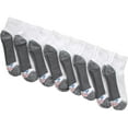thumbnail image 3 of Men's Hanes Ultimate® 8-Pack X-Temp Ultra Cushion Ankle Socks Color: White Size: 6-12, 3 of 5