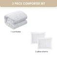 thumbnail image 2 of Nanshing 3 Piece Comforter Set, Queen, White, 2 of 4