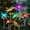 6-PACK, variant on Solar Garden Stake Lights Outdoor, Color Changing Solar Powered LED Lights, Decorative Waterproof Night Lights for Patio, Lawn, Backyard 3 Pack (Butterfly, Dragonfly, Hummingbird)