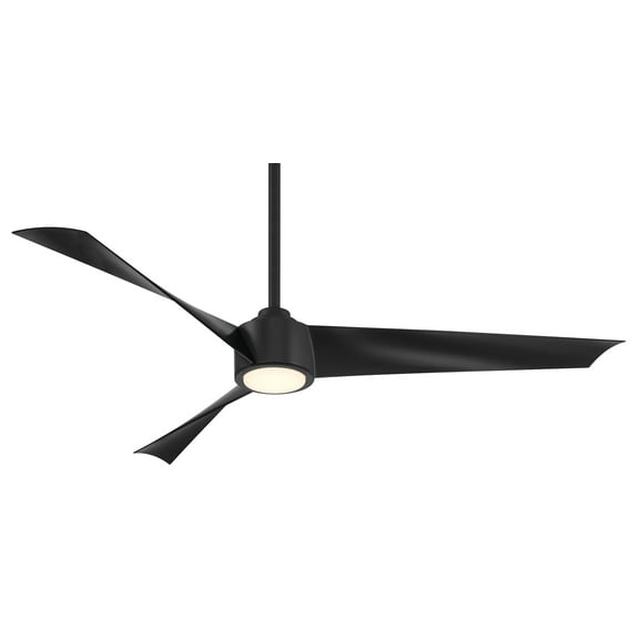 Minkaaire F774L-CL Pike 56" 3 Blade Led Ceiling Fan - Coal