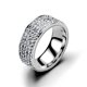 thumbnail image 1 of Anillo de acero inoxidable Diamante Pareja Moda única Hip Hop Ropa Accesorios Hombres Mujeres, 1 of 8