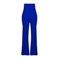 thumbnail image 3 of Kaemgyyd Flare Pants for Women Comfy Bell Bottom Wide Leg Yoga Trousers Casual Loose High Waist Stretch Flowy Pants, 3 of 5