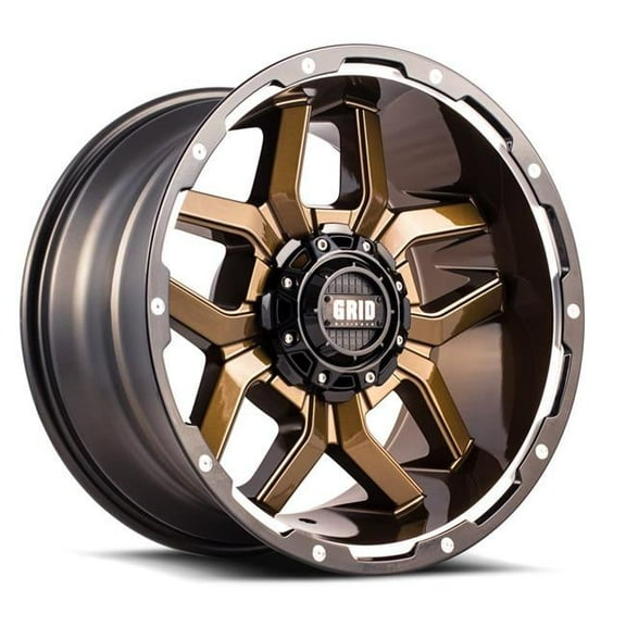 Grid Wheels 5189237G15 Gd05-18090237G1508 18 x 9 in. Graphite Milled Wheel