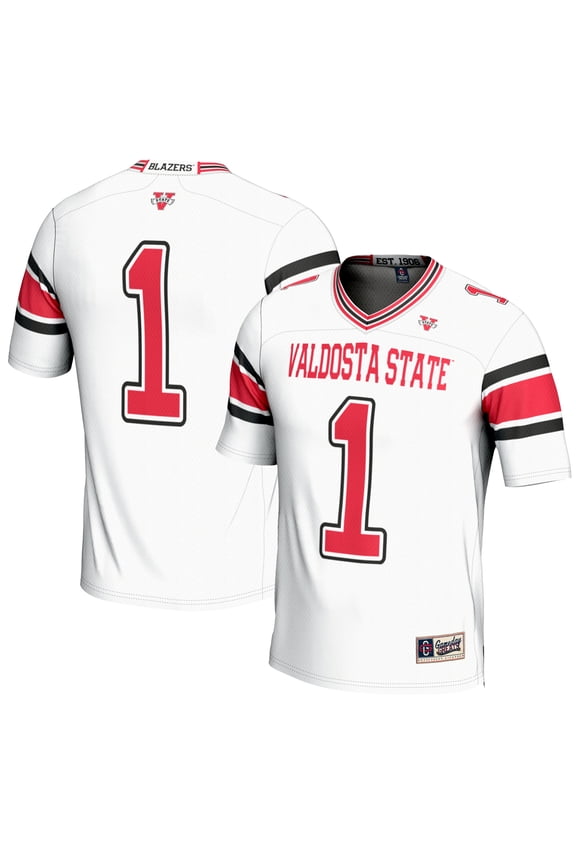 Youth GameDay Greats #1 White Valdosta State Blazers Endzone Football Jersey