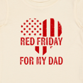 thumbnail image 4 of Inktastic Military Dad Deployment Red Friday Boys or Girls Baby T-Shirt, 4 of 5