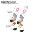 thumbnail image 2 of Rocae Pikmin Chaussettes de compression Décontractées pour Femmes Hommes Bas Contrastés, 2 of 6