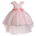 thumbnail image 1 of Vestido de novia de color sólido con flores tridimensionales para niñas europeas y americanas, vestido de princesa, vestido de actuación de anfitriona esponjoso para niñas de flores, 1 of 6