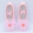 thumbnail image 6 of Penkiiy Girls/Boys Ballet Dance Shoes Non-Slip Soft Sole | Crystal/Butterfly/Snowflake Design, 6 of 6