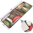 thumbnail image 3 of Coolnut Watercolor Mushroom Area Rug - 2' x 6' Washable Runner Rugs with Rubber Backing - Non Skid Floor Carpet for Indoor Living Room Hallway Kitchen Home Decor Gifts, 3 of 7