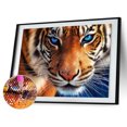 thumbnail image 1 of Cuadros Decorativos Tigre de diamante cuadrado pintado con diamante 5D DIY (ZQF2405) Tmvgtek embutido en tela, 1 of 6