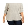 thumbnail image 3 of Style & Co. Womens Plus Sherpa Cowl Neck Pullover Sweater, 3 of 3