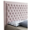 thumbnail image 4 of Alba Pink Queen Panel Bed, 4 of 5