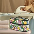 thumbnail image 2 of HELLHERO Cucumber Cookie Pattern Steam Iron Storage Holder Easy to Carry Travel Iron Case Portable Iron Case, Case Only, 2 of 6