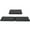 Black, variant on STONEGO Foldable Bluetooth Keyboard - Portable Wireless Rechargeable Ultra-thin Quiet Keyboard with Compact Folding Design and Built-in Battery, Universal for Tablets, Smartphones, Laptops