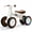 White&Brown, variant on JoyStone Toddler Balance Bike with Light-Up Wheels, No Pedal Baby Balance Bike with 4 Silent Wheels, Adjustable Seat, First Ride-On Toy for 1 Year Old Boys Girls, White & Brown