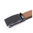 thumbnail image 3 of Men's Belt Leather Ratchet Belts Automatic Buckle Belts for Men, 3 of 4