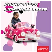 Huffy 6V Disney Minnie Mouse Convertible Ride-On Car with Remote Control, Ages 3-7, Kids, Pink