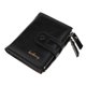 thumbnail image 1 of Cartera de cuero PU de lujo con cremallera para hombre Vintage, tarjetero, monedero Negro Hugo Cartera de los hombres de la manera, 1 of 10