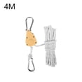 thumbnail image 1 of Mosiee 4M Adjustable Lanyard Hanging For Tent Rope Hanger Pulley Lifting Pulley Hook Secure, Fast Locking, Non-Slip, 1 of 8